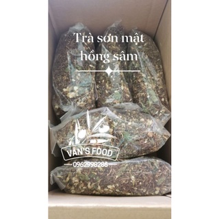Freeship xtra_500g Trà sơn mật hồng sâm