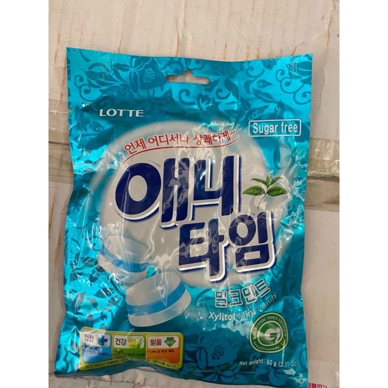 KẸO THE HÀN QUỐC LOTTE SIÊU NGON Gói 60gr)