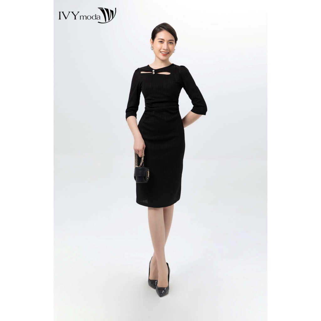 Đầm ôm cutout IVY moda MS 42M7001