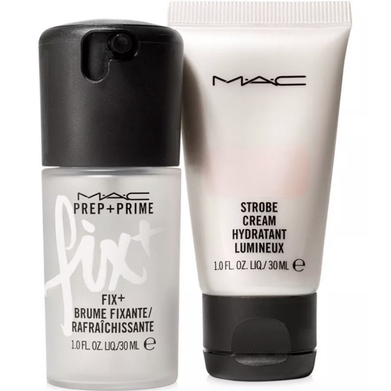 cặp MAC kem lót + xịt makeup size 30ml
