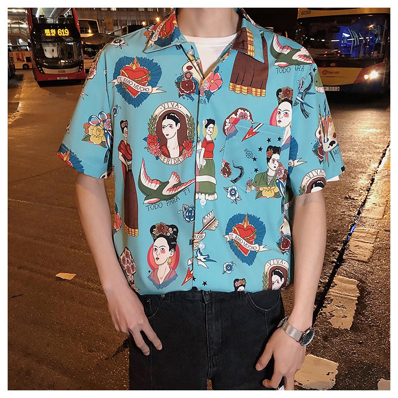 Áo sơ mi nam thời trang in hình độc đáo nổi bật | BigBuy360 - bigbuy360.vn