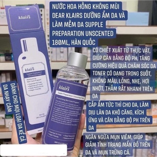 Toner Klairs không mùi