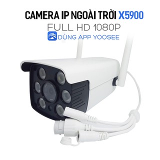 Camera IP Wifi ngoài trời X5900 Full HD 1080P chống nước chống bụi dùng ứng dụng Yoosee