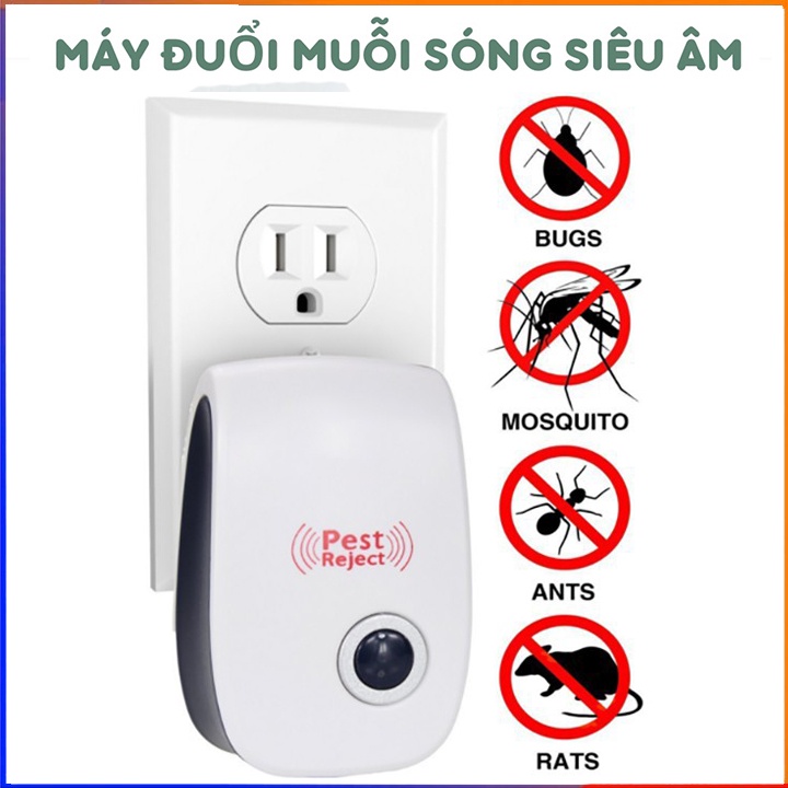 Máy đuổi côn trùng đuổi chuột Pest Rejectt bằng sóng siêu - bảo vệ sức khoẻ - an toàn môi trường