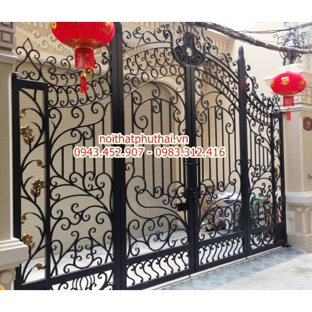 Thi công cửa cổng sắt nghệ thuật