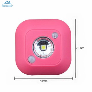 HD Mini Wireless LED Sensor Night Light Lamp PIR Infrared Battery Powered Motion Sensor Wall Light