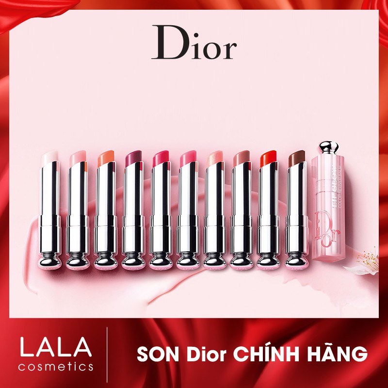 （Full size100%）Son dưỡng Dior Lip Glow chọn bộ 9 màu có sẵn