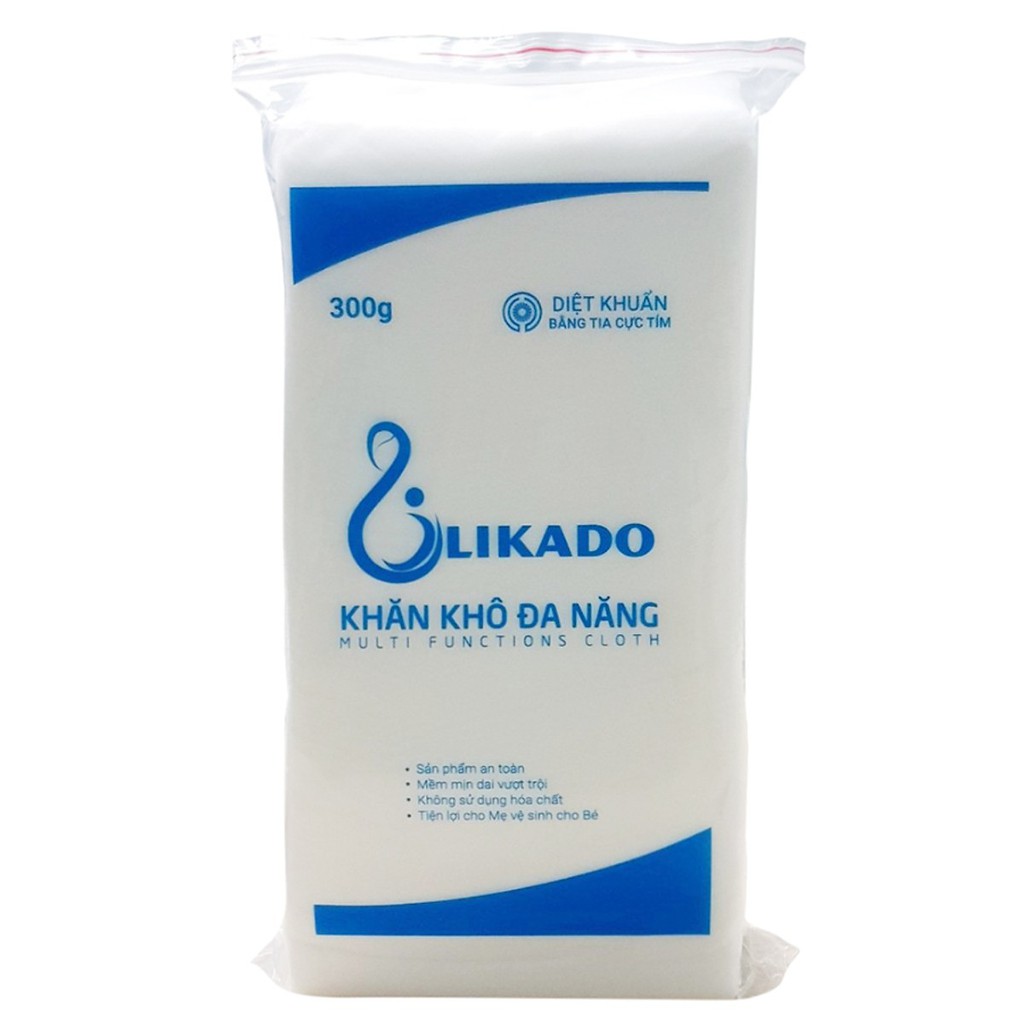 Khăn Vải Khô Đa Năng Likado 300 Gram - Mẫu Mới 2019