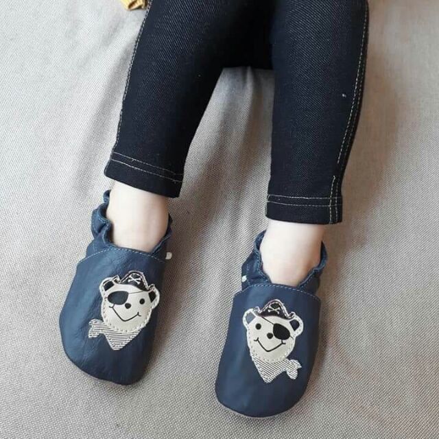 Combo 10 đôi giày da dê cho bé