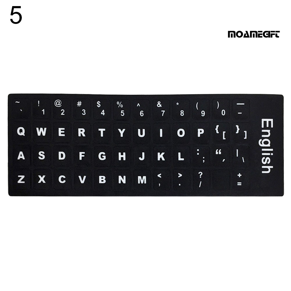 Sticker dán bàn phím Laptop tương ứng cho nhiều ngôn ngữ tùy chọn | BigBuy360 - bigbuy360.vn