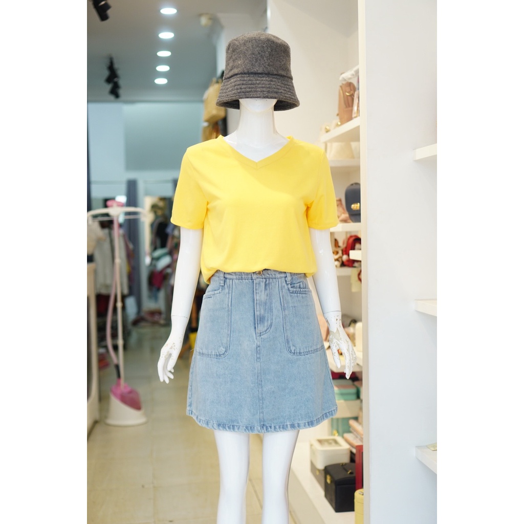 Áo Thun Cotton Cổ Tim 099