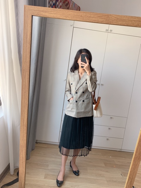 Áo vest hai lớp kẻ màu siêu tây | BigBuy360 - bigbuy360.vn