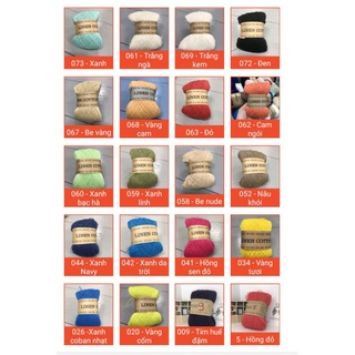 Sợi Linen cotton sợi nhỏ chuyên dành cho mùa hè, sợi thoáng mát, thấm mồ hôi