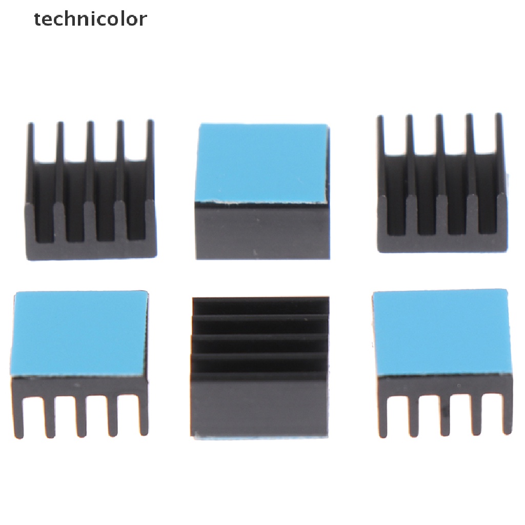 Set 10 Tấm Tản Nhiệt Nhôm 8.8x8.8x5mm Kèm Băng Keo Dán Tiện Dụng