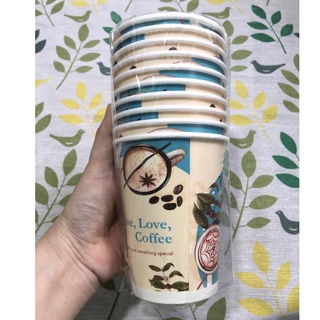 Ly giấy sử dụng 1 lần (10 cái / bịch)( Giao màu ngẫu nhiên )