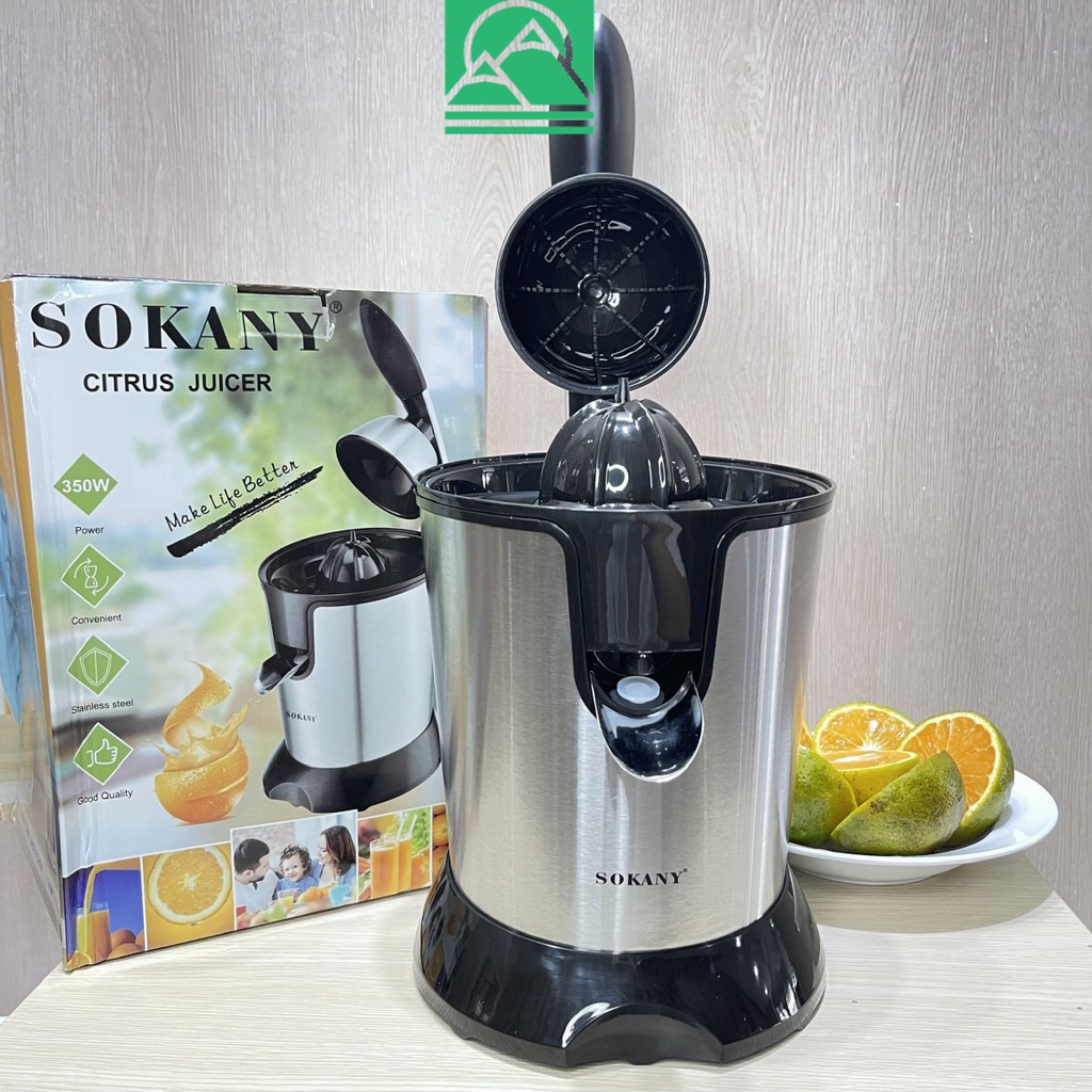 Máy vắt cam, máy ép cam SOKANY JE-651E cao cấp chính hãng bảo hành 12 tháng toàn quốc.