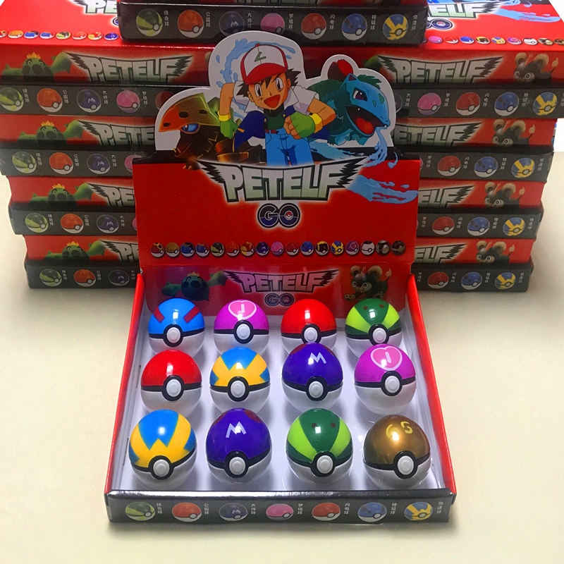 Set 12 Quả Cầu Pokemon Đồ Chơi Cho Bé