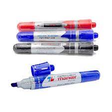 Bút lông dầu Thiên Long PM-09 (đủ 3 màu) không xóa được,bút dạ dầu 2 đầu loại to có thể đổ mực tái sử dụng