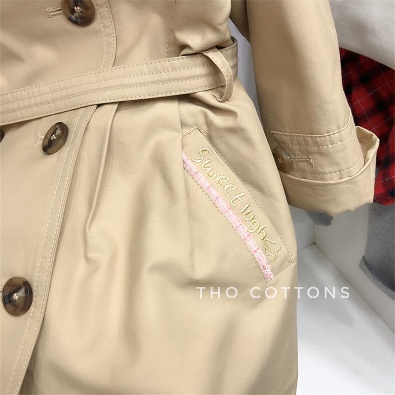 Áo khoác Kaki Korea cho bé gái