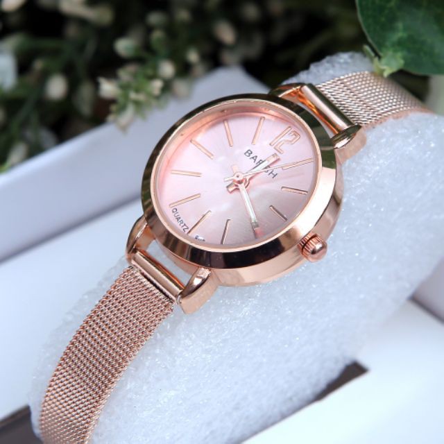 Đồng hồ nữ BARSH 5030 dây thép lụa thời trang Bán lẻ giá sỉ