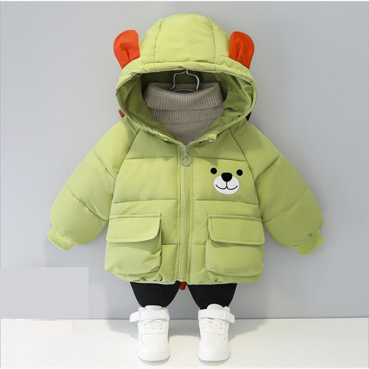 Áo Phao trẻ em BÉ TRAI / BÉ GÁI FORM LỚN 8-20kg-QATE 150