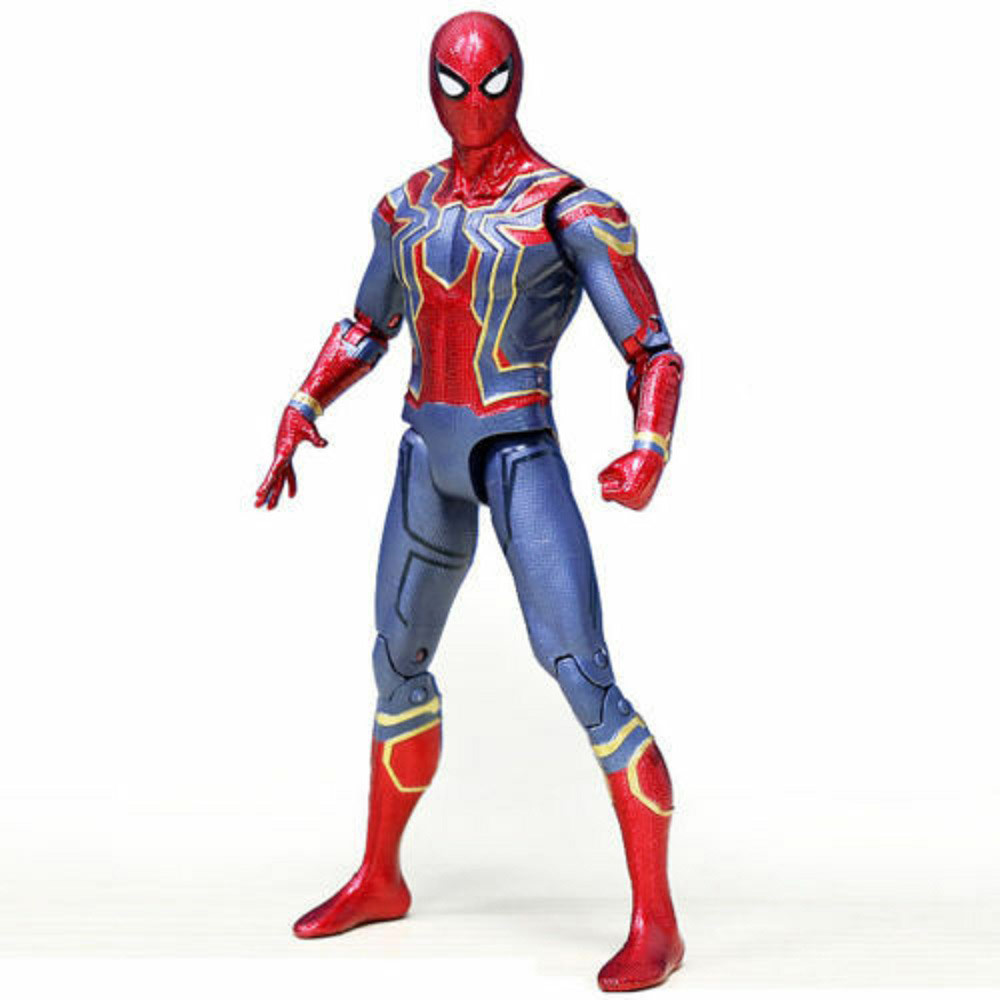 Details about  Avengers 3 Infinity War Iron Spiderman 6" Spider-Man Action Figure Toys Gifts UK