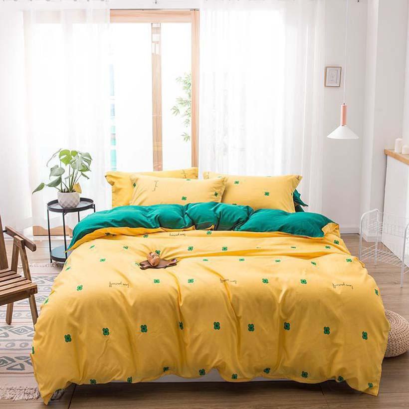 Bộ chăn ga gối cotton Lidaco - PL17 FS