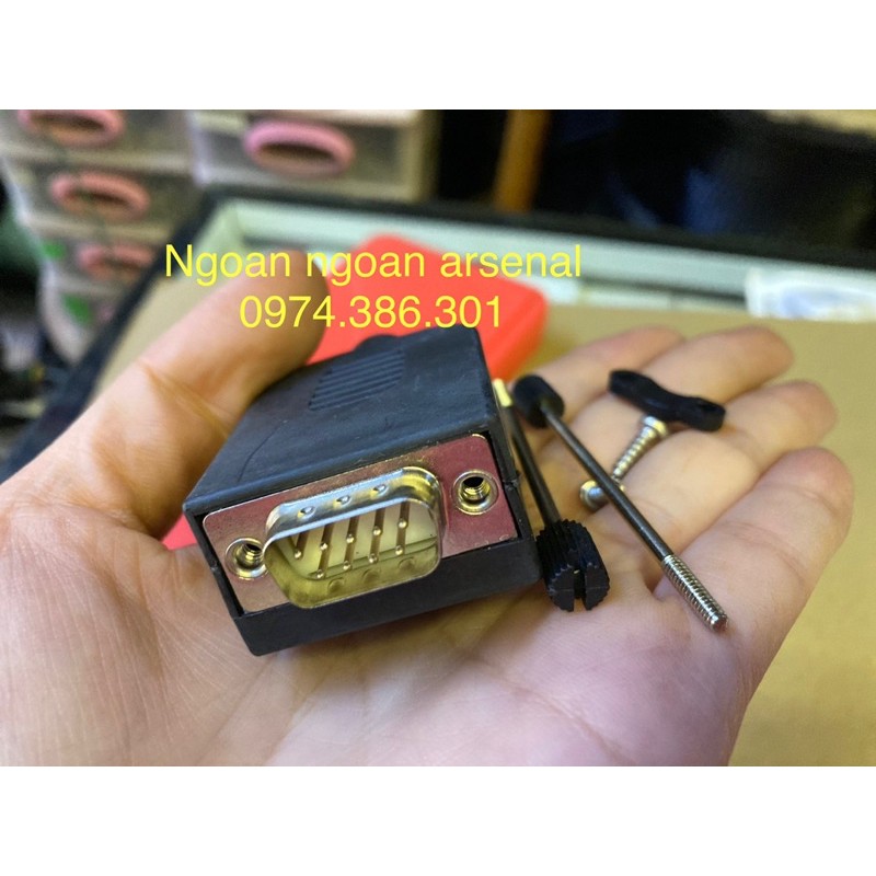 jack rắc com DP 9 chân bắt vít cao cấp vô cùng tiện lợi