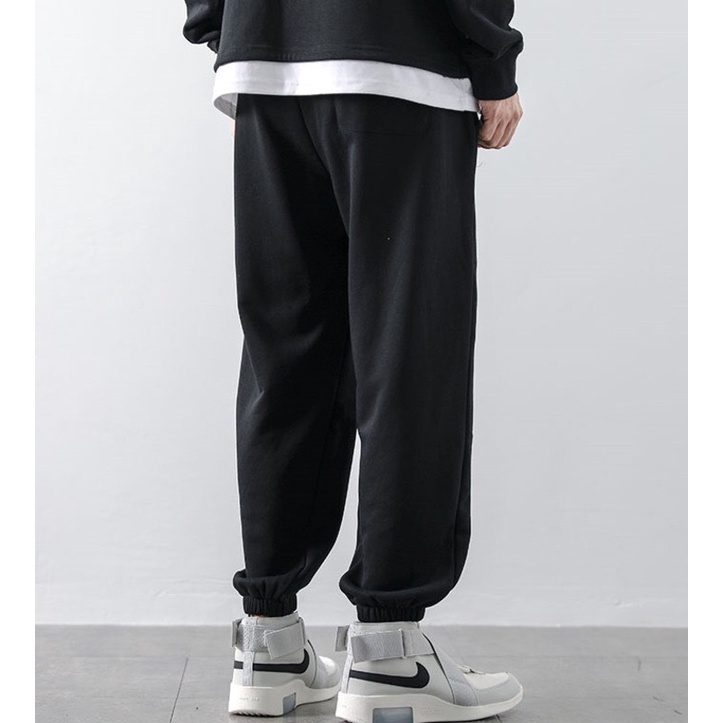 Quần Dài Jogger Thể Thao Ống Rộng Bo Gấu Thời Trang Unisex Basic Nam Nữ Năng Động Ulzzang NUPAKACHI