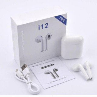 <Chính Hãng> Tai Nghe Bluetooth Không Dây Thế Hệ Mới i12, Nghe Nhạc Tới 2.5 Giờ, Phù Hợp Với Nhiều Dòng Điện Thoại | BigBuy360 - bigbuy360.vn