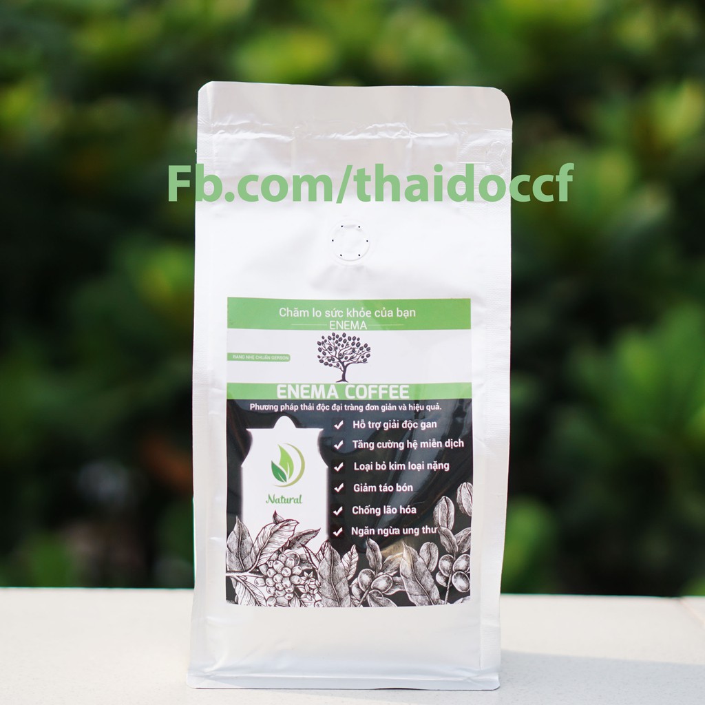 Cà phê thải độc Enema 100% hữu cơ  500gr xuất xứ Việt Nam  Tặng thìa định lượng 10g | BigBuy360 - bigbuy360.vn
