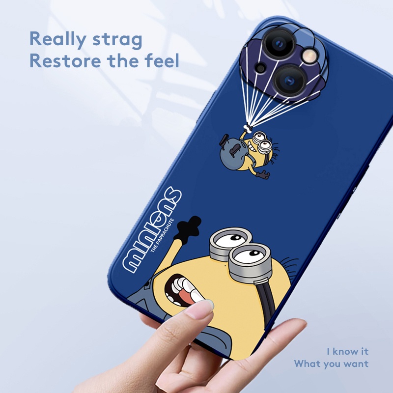 Ốp Điện Thoại Silicon Mềm Chống Sốc Có Dây Đeo Cho iPhone 14 13 12 11 Pro Max XS Max XR X 8 7 Plus