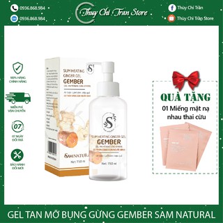 Gel tan mỡ bụng gừng gember sam natural