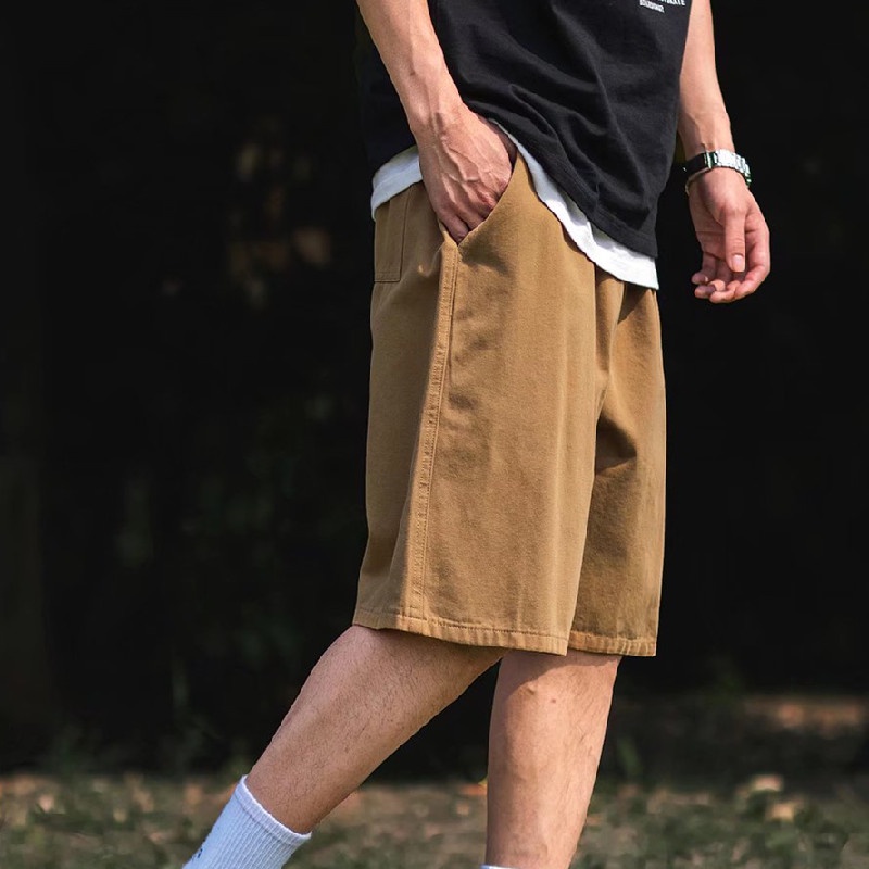 【M-4XL】Quần ngắn ống rộng Nhiều Túi Phong Cách Hip Hop Chống Mài Mòn Thời Trang Mùa Hè Cho Nam