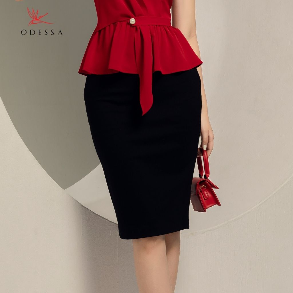 Chân Váy Công Sở Bút Chì ODESSA Thiết Kế Form Ôm, Chất Vải Tuytsi Nhập Khẩu Đanh Mịn JS21-005 | BigBuy360 - bigbuy360.vn