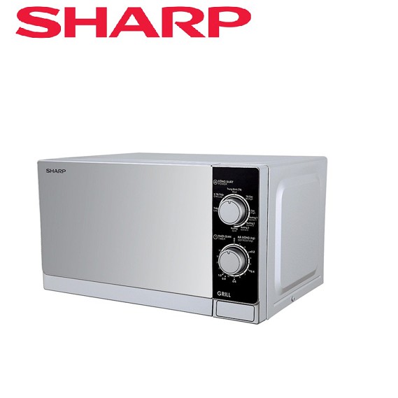 [Mã ELHADEV giảm 4% đơn 300K] Lò vi sóng cơ có nướng Sharp R-G223VN-SM