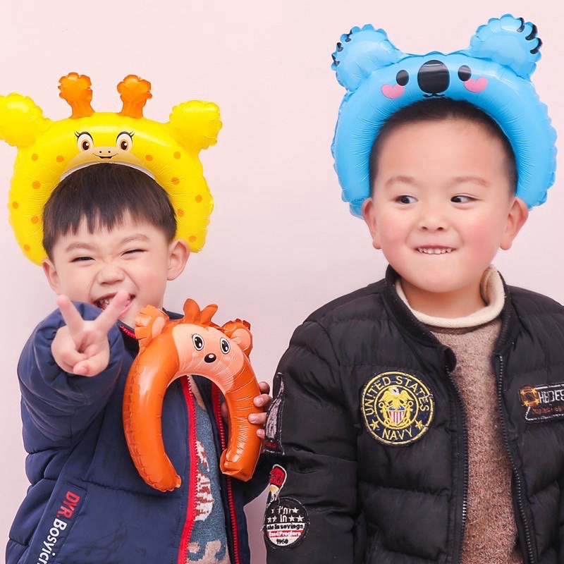 Băng đô bóng bay, bong bóng hình bờm tóc chụp ảnh sinh nhật, kỉ yếu, team building