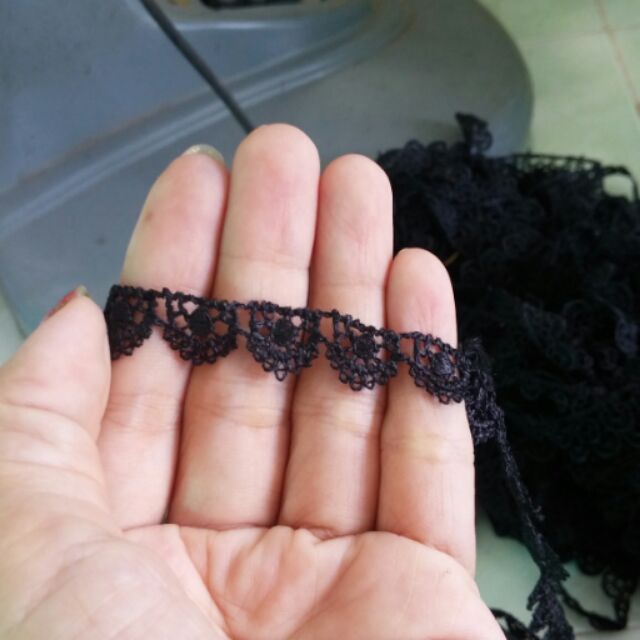 1 bó ren chỉ đen 13.5m x 12mm