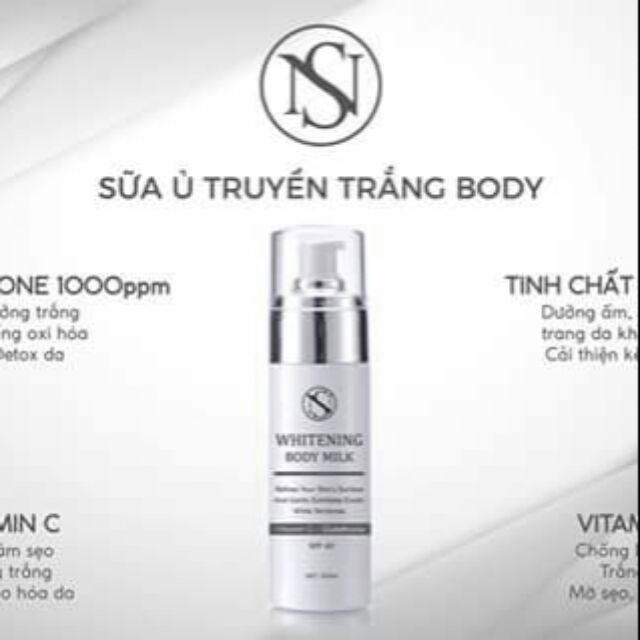 Sữa ủ truyền trắng body