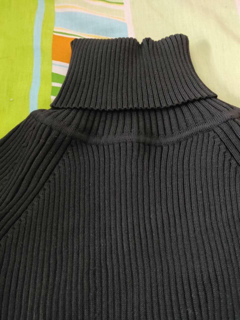 Váy len dáng dài cổ cao—kèm ảnh thật Mã 391