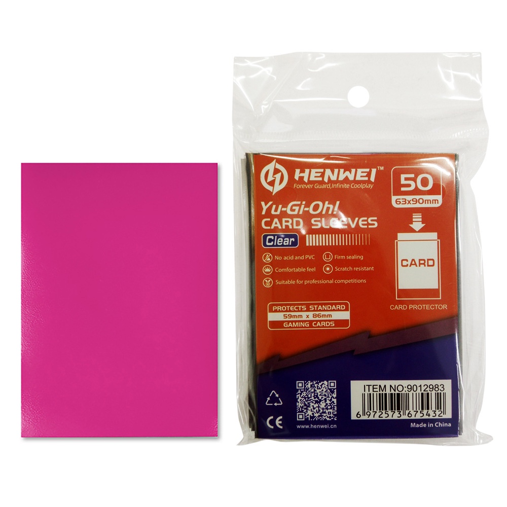 [ Phụ kiện RẺ NHẤT SHOPEE ] 50 Bọc thẻ bài Yugioh Size sleeve nhám cho Yugioh Vanguard nhiều màu sắc