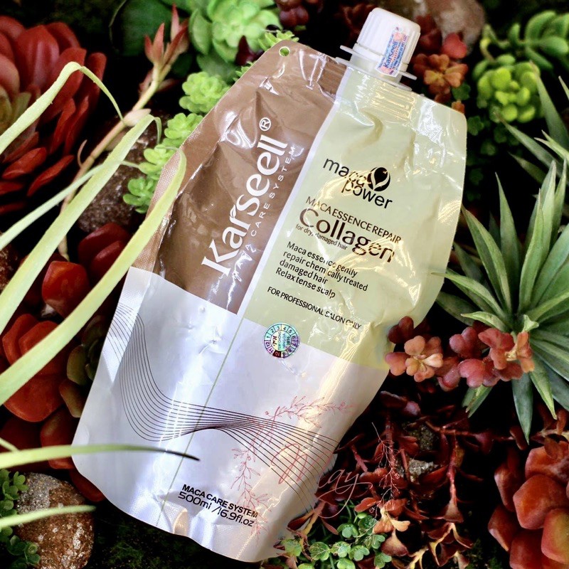 HÀNG CHUẨN — Kem Phủ Lụa Hấp Tóc Bóng Mượt Phục Hồi Tóc Hư Tổn Ủ Bóng COLLAGEN BOSECHER KASSEELL Hương Nước Hoa | BigBuy360 - bigbuy360.vn