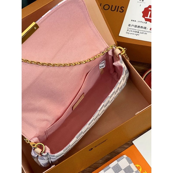Túi đeo chéo nữ LV FAVORITE sz25cm 3 màu( ô nâu, hoa nâu, ô trắng) chuẩn đẹp full 2 box