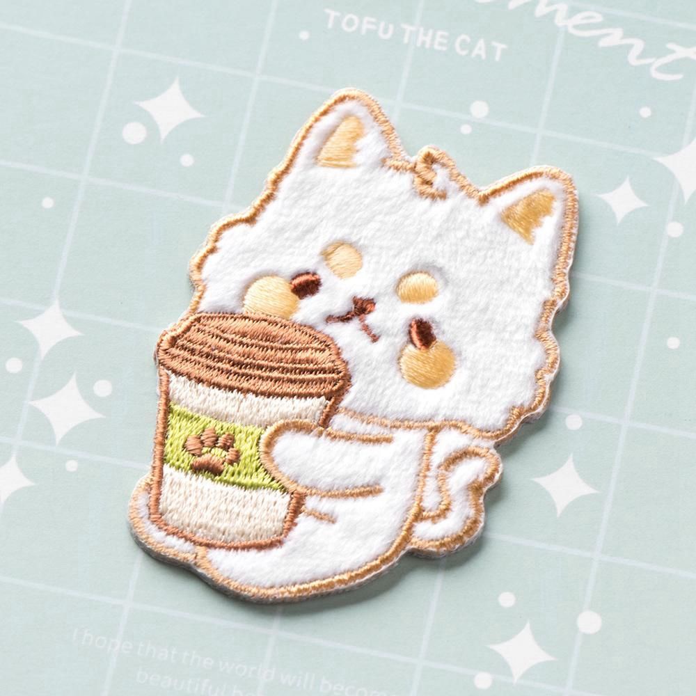 Miếng vá thêu ủi trang trí quần áo tự làm hình động vật hoạt hình dễ thương