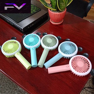 Quạt Mini Cầm Tay Funny F666 Có Đèn Led