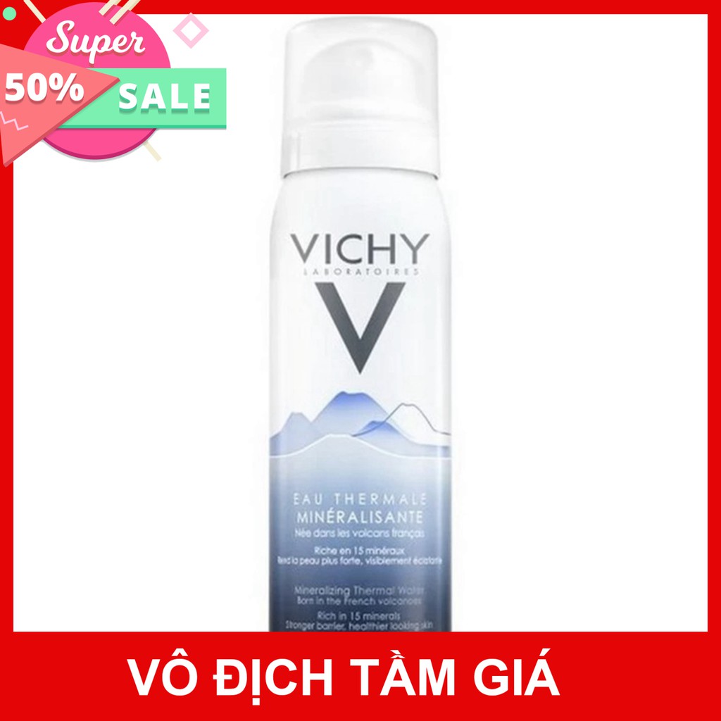 [CHÍNH HÃNG] Xịt khoáng dưỡng da Vichy Mineralizing Thermal Water 50ml