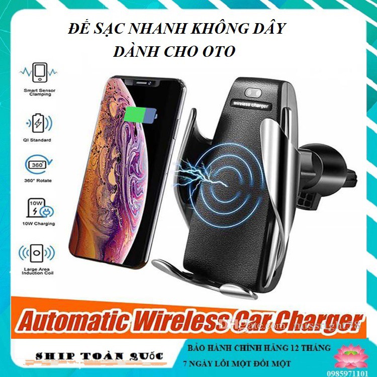 Đế Sạc Không Dây/Đế Sạc Nhanh Điện Thoại Không Dây Trên Xe Hơi Không Dây Cảm Ứng Trên Xe Ô TÔ