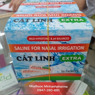 💥 Hàng mới 💥 Muối Cát Linh Extra Hộp 50 gói