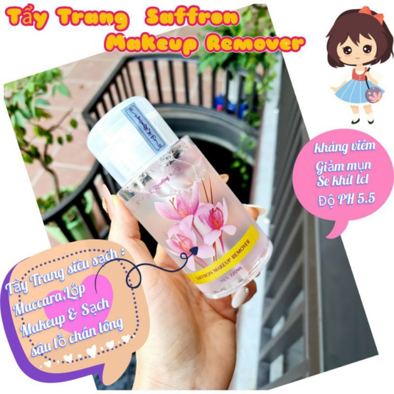 Nước tẩy trang Saffron Makeup Remover