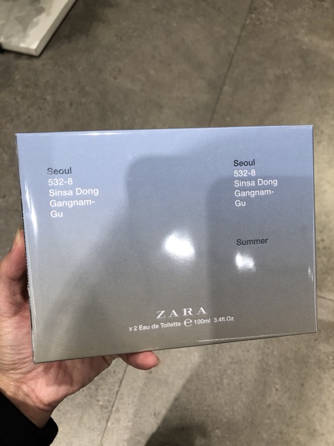 NƯỚC HOA ZARA MAN SET SILVER GOLD, WEND, SEOUL, SILVER UOMO 100ml/chai | Thế Giới Skin Care